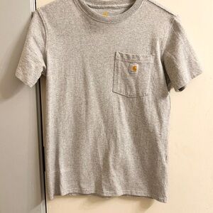 Carhartt Heather Gray Tee with Pocket